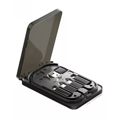 Кабель ESSAGER geometric multifunctional data cable storage box (ECJHZ-JH01-P) Black