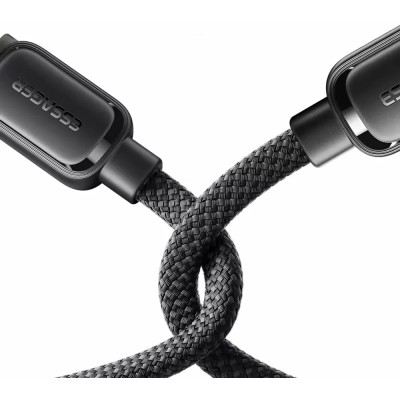 Кабель ESSAGER Jelly Bean Type-C-Type-C 100W Magnetic Data Cable 1M (EXCTT1-TD01-P) Black