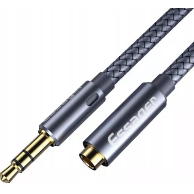Кабель ESSAGER Monster Headphone Extension Cable Jack 3.5mm Audio Aux Cable 3.5 mm Female Splitter Adapter 2M (EYPY35-MYA0G) Кабель ESSAGER Monster Headphone Extension Cable Jack 3.5mm Audio Aux Cable 3.5 mm Female Splitter Adapter 2M (EYPY35-MYA0G)