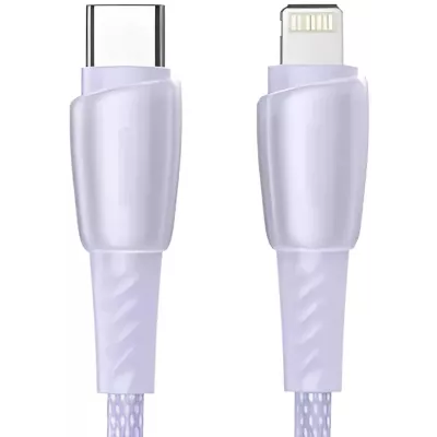 Кабель Essager Rainbow Type C to Lightning 3A Fast Charging USB Cable 1m (EXCTL-CH05) Purple