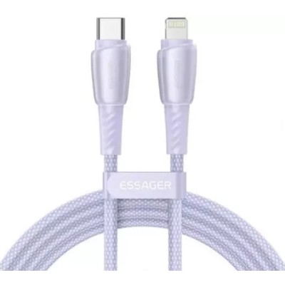 Кабель Essager Rainbow Type C to Lightning 3A Fast Charging USB Cable 1m (EXCTL-CH05) Purple