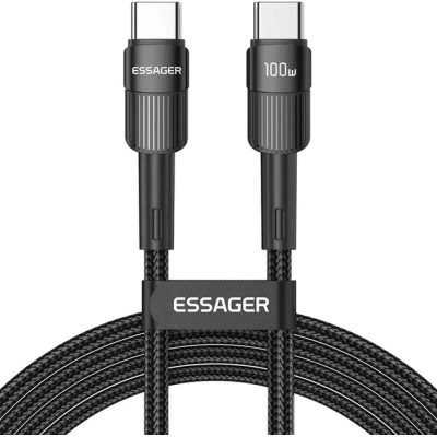 Кабель Essager Star 100W USB Charging Cable Type C to Type C 3m (EXCTT1-XCC01) Black