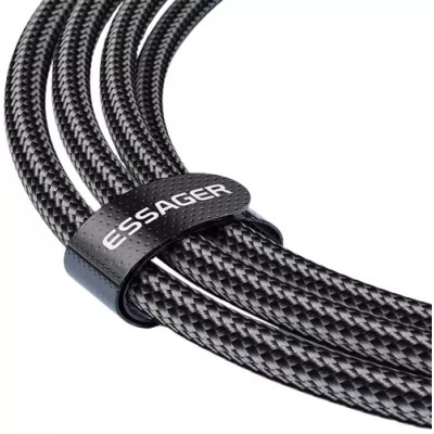 Кабель Essager Star 100W USB Charging Cable Type C to Type C 3m (EXCTT1-XCC01) Black