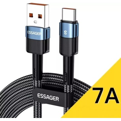 Кабель ESSAGER Star 7A Type-C USB Cable 1m (EXCT-XC03) Blue