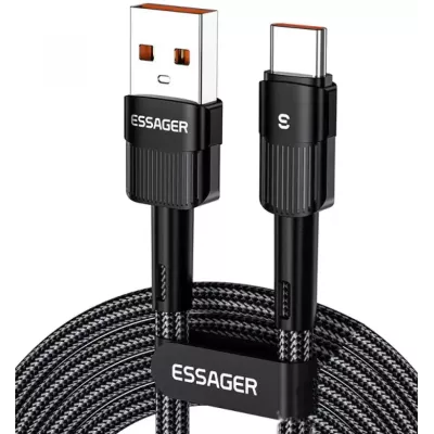Кабель ESSAGER Star 7A Type-C USB Cable 2m (EXCT-XCA01) Black