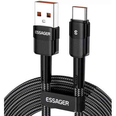 Кабель ESSAGER Star 7A Type-C USB Cable 3m (EXCT-XCC01) Black Кабель ESSAGER Star 7A Type-C USB Cable 3m (EXCT-XCC01) Black