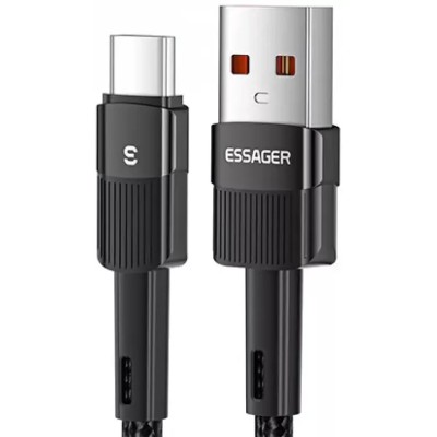 Кабель ESSAGER Star 7A Type-C USB Cable 3m (EXCT-XCC01) Black Кабель ESSAGER Star 7A Type-C USB Cable 3m (EXCT-XCC01) Black
