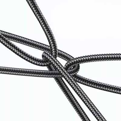 Кабель ESSAGER Sunset Bend Type 7A cable USB A to Type C 1M 100W (EXCWT7A-CG01-P) Black