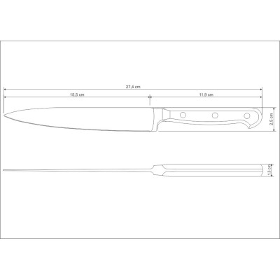 Ніж TRAMONTINA CENTURY поварський6" (24010/106)