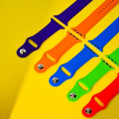 Ремінець Apple Watch Sport Band 42/44/45/46/49 mm (M) 2pcs canary yellow