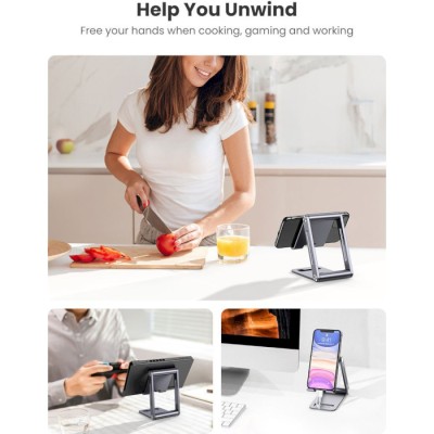 Тримач Для телефона UGREEN LP263 Phone Holder With Roller (80708) White