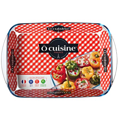 Форма с/к O CUISINE форма скл.прямок. 40х27х7см (4.5л) (240BC00/1646)
