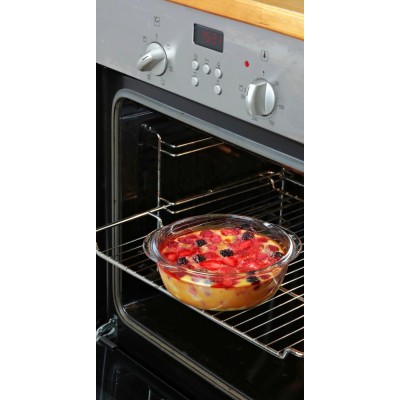 Форма с/к PYREX CK&HT форма д/запік.кругл26х23х8см(2.3л)з фіксат.кр. (208PH00/7646)