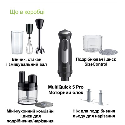 Блендер BRAUN MQ 55755 MBK