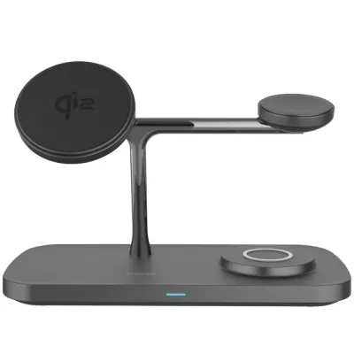 Бездротовий зарядний пристрій Proove Magnetic Field Pro 3 in 1 Qi2 (WSMP15002001) black