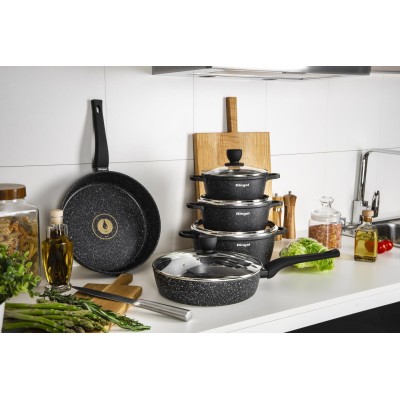 Каструля RINGEL Koriander алюм 18 см з кришкою 1.9 л (RG-2107-18) Каструля RINGEL Koriander алюм 18 см з кришкою 1.9 л (RG-2107-18)