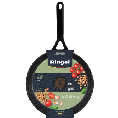 Сковорода RINGEL Curry Глибока 26 см б/кришки (RG-1120-26) Сковорода RINGEL Curry Глибока 26 см б/кришки (RG-1120-26)