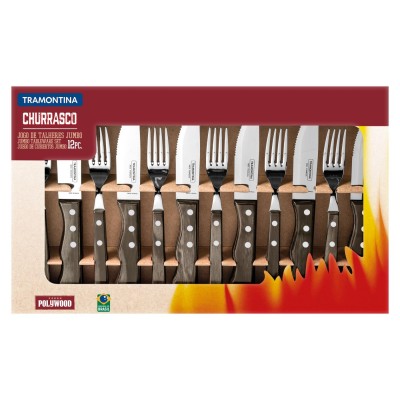 Барбекю TRAMONTINA Barbecue POLYWOOD набір 12 предм. (Jumbo) карт.короб (21199/996)