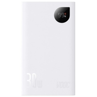 Портативна батарея Baseus 20000mAh 30W Adaman 2 OE (PPAD080102) White Портативна батарея Baseus 20000mAh 30W Adaman 2 OE (PPAD080102) White