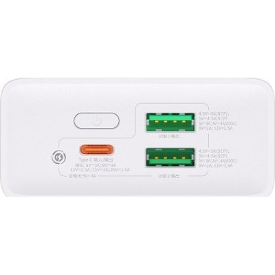 Портативна батарея Baseus 20000mAh 30W Adaman 2 OE (PPAD080102) White Портативна батарея Baseus 20000mAh 30W Adaman 2 OE (PPAD080102) White