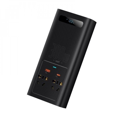 Автомобільний інвертор Baseus IGBT Power Inverter 300W (220V CN/EU) (CGNB010101)
