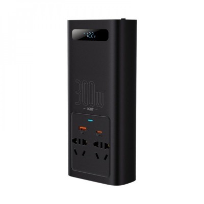 Автомобільний інвертор Baseus IGBT Power Inverter 300W (220V CN/EU) (CGNB010101)