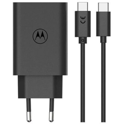 Зарядний пристрій MOTOROLA 68W USB-С + кабель 1m (PG38C06281) чорний