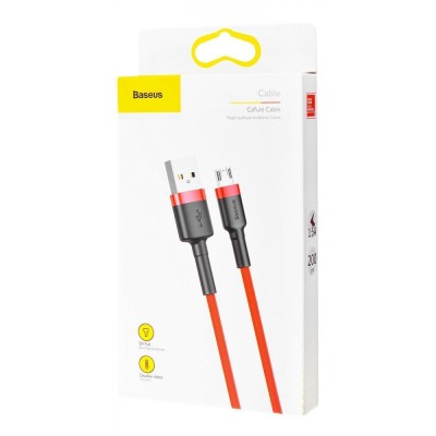 Кабель Baseus Cafule MicroUSB (CAMKLF-C91) Black/Red 2m