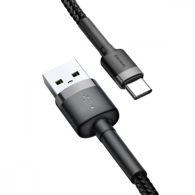 Кабель Baseus Cafule Type-C (CATKLF-AG1) Black 0.5m