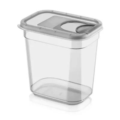 контейнер пл. VIOLET HOUSE 0372 Transparente Black д/сипучих 2 л (0372 Transparente Black д/сипучих 2 л)