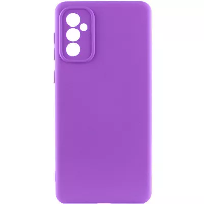 Чохол TPU GETMAN Liquid Silk Full Camera для Samsung Galaxy A55 Фіолетовий / Purple