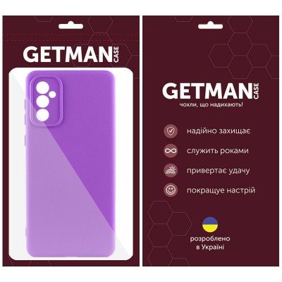 Чохол TPU GETMAN Liquid Silk Full Camera для Samsung Galaxy A55 Фіолетовий / Purple Чохол TPU GETMAN Liquid Silk Full Camera для Samsung Galaxy A55 Фіолетовий / Purple