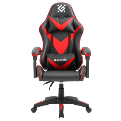 ігр. крісло DEFENDER (64337) xCom Чорний/Червоний, клас 4, PU