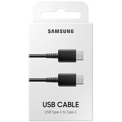 Кабель Samsung USB Type-C ↔ USB Type-C (60 Вт) EP-DA705BBRGRU Black