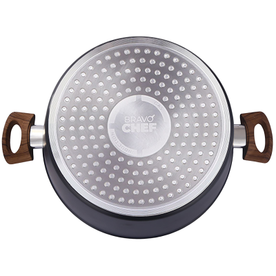 Каструля BRAVO CHEF класична 24 см (4.1 л) з кришкою (BC-2101-24)