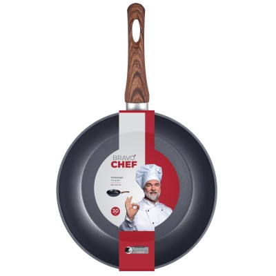 Сковорода BRAVO CHEF класична 30 см (BC-1101-30)