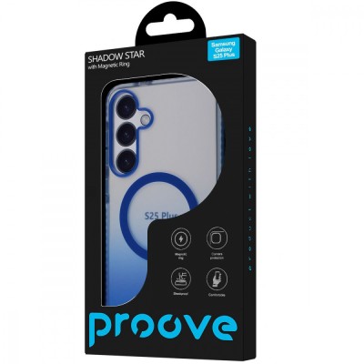 Чохол Proove Shadow Star Case with Magnetic Ring Samsung Galaxy S25 Plus blue