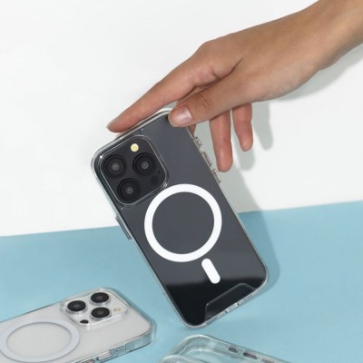 Чохол WAVE Sky Case with Magnetic Ring iPhone 16 Plus transparent