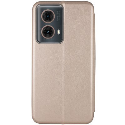 Шкіряний чохол-книжка Classy для Motorola Moto G85 Золотий