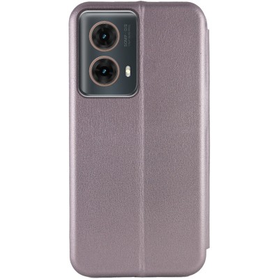 Шкіряний чохол-книжка Classy для Motorola Moto G85 Сірий