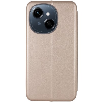 Шкіряний чохол-книжка Classy для TECNO Spark Go 1 (KL4) Золотий