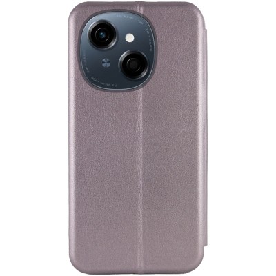 Шкіряний чохол-книжка Classy для TECNO Spark Go 1 (KL4) Сірий