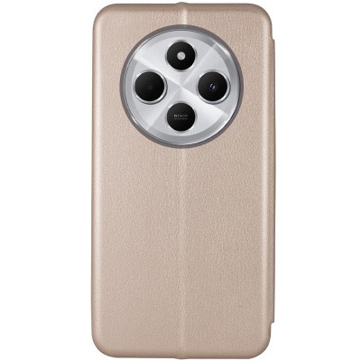 Шкіряний чохол-книжка Classy для Xiaomi Redmi 14C / Poco C75 Золотий