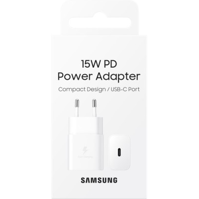 Зарядний Пристрій Samsung EP-T1510NWEGEU 15W PD White
