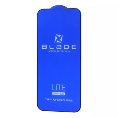 Захисне скло iPhone 14 Pro Max/15 Plus/16 Plus BLADE LITE Series Full Glue без упаковки black