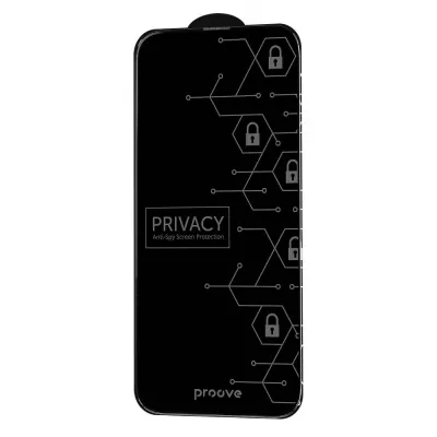Захисне скло iPhone 15 Pro Max Proove Privacy (PGPPRI15PM01) black