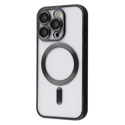 Чохол Metal Matte Case with Magnetic Ring iPhone 15 Pro black