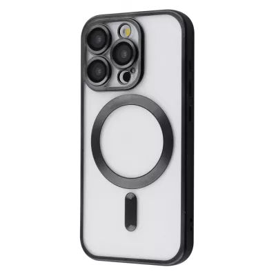 Чохол Metal Matte Case with Magnetic Ring iPhone 15 Pro black