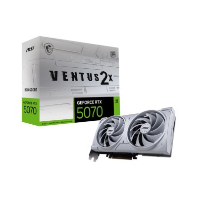 Відеокарта PCIE16 RTX5070 12GB GDDR7 5070 12G VEN 2X OC WHITE MSI