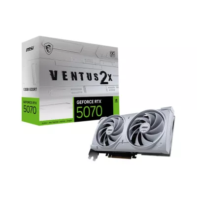 Відеокарта PCIE16 RTX5070 12GB GDDR7 5070 12G VEN 2X OC WHITE MSI
